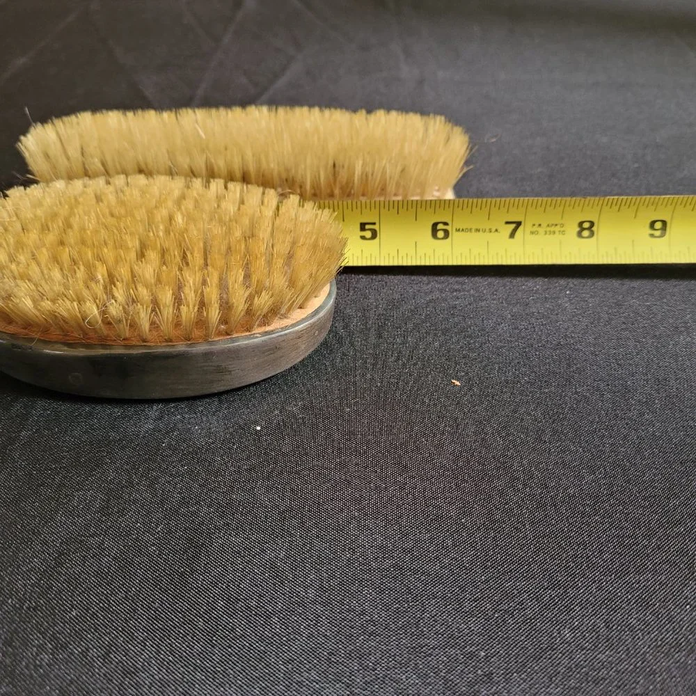2pc Vintage Silver Hair/Cloth Brushes.